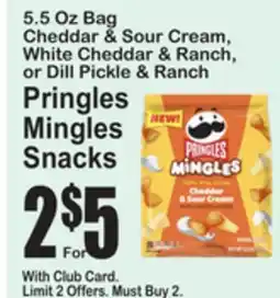 SuperFresh Pringles Mingles Snacks offer