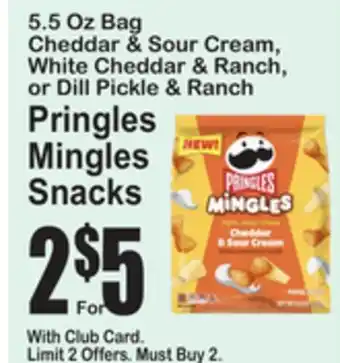 SuperFresh Pringles Mingles Snacks offer