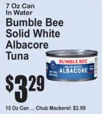 SuperFresh Bumble Bee Solid White Albacore Tuna offer