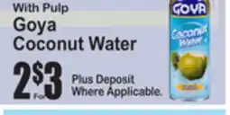SuperFresh Goya Coconut Water offer