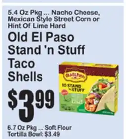 SuperFresh Old El Paso Stand 'n Stuff Taco Shells offer