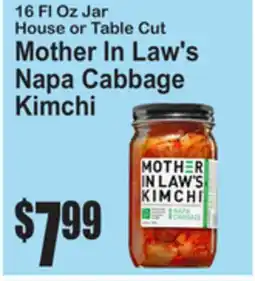 SuperFresh Mother In Law's Napa Cabbage Kimchi offer
