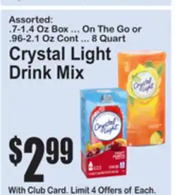 SuperFresh Crystal Light Drink Mix offer