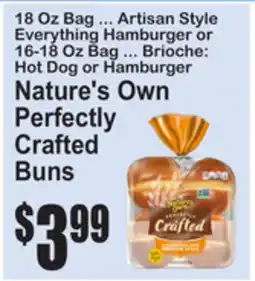 SuperFresh Nature's Own Perfectly Crafted Buns offer