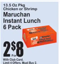 SuperFresh Maruchan Instant Lunch offer