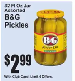 SuperFresh 32 Fl Oz Jar Assorted B&G Pickles offer