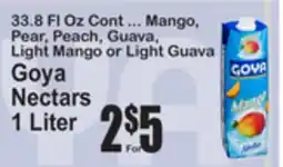 SuperFresh Goya Nectars offer
