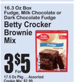 SuperFresh Betty Crocker Brownie Mix offer