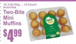 SuperFresh Two-Bite Mini Muffins offer