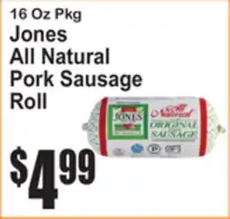 SuperFresh Jones All Natural Pork Sausage Roll offer