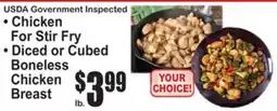SuperFresh USDA Government Inspected Chicken For Stir Fry offer