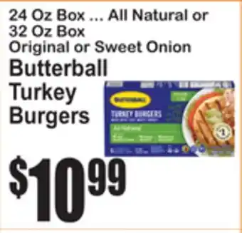 SuperFresh Butterball Turkey Burgers offer