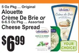 SuperFresh Alouette Crème De Brie or Cheese Spread offer