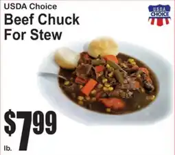 SuperFresh USDA Choice Beef Chuck For Stew offer
