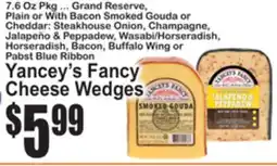SuperFresh Yancey's Fancy Cheese Wedges offer