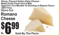 SuperFresh Romano Cheese offer