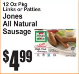 SuperFresh Jones All Natural Sausage offer