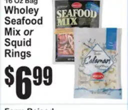 SuperFresh 16 Oz Bag Wholey Seafood Mix or Squid Rings offer