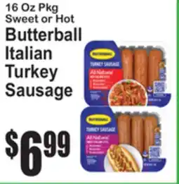 SuperFresh Butterball Italian Turkey Sausage offer