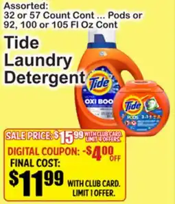 SuperFresh Tide Laundry Detergent offer