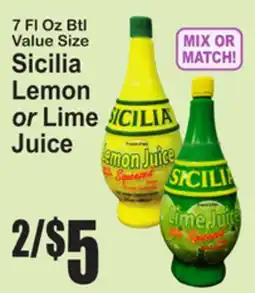 SuperFresh Sicilia Lemon or Lime Juice offer