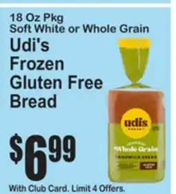 SuperFresh Udi's Frozen Gluten Free Bread offer