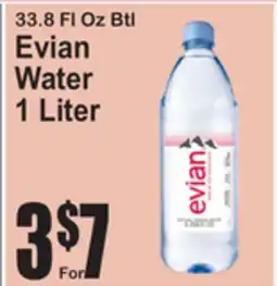 SuperFresh Evian Water offer