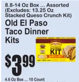 SuperFresh Old El Paso Taco Dinner Kits offer