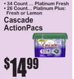 SuperFresh Cascade ActionPacs offer