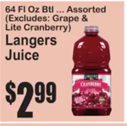 SuperFresh Langers Juice offer
