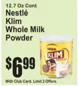 SuperFresh Nestlé Klim Whole Milk Powder offer