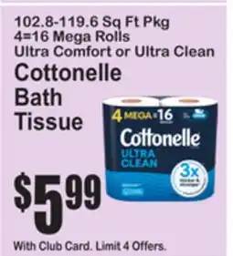 SuperFresh Cottonelle Bath Tissue offer