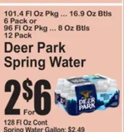 SuperFresh Deer Park Spring Water offer