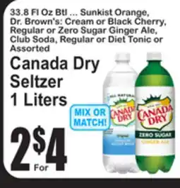 SuperFresh Canada Dry Seltzer offer