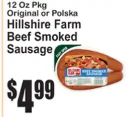 SuperFresh Hillshire Farm Beef Smoked Sausage offer