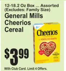 SuperFresh General Mills Cheerios Cereal offer