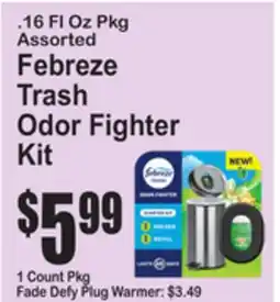 SuperFresh Febreze Trash Odor Fighter Kit offer