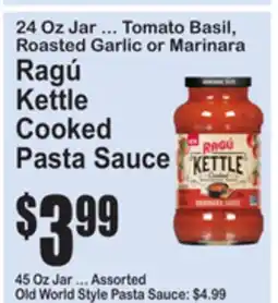 SuperFresh Ragú Kettle Cooked Pasta Sauce offer