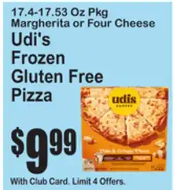 SuperFresh Udi's Frozen Gluten Free Pizza offer