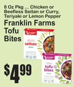 SuperFresh Franklin Farms Tofu Bites offer