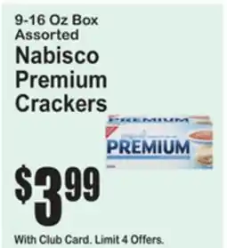 SuperFresh Nabisco Premium Crackers offer