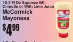 SuperFresh McCormick Mayonesa offer