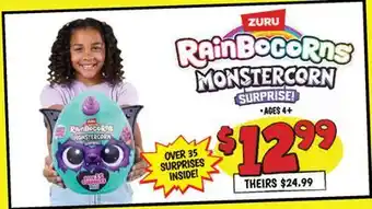 Ollie's ZURU RainBocorns MONSTERCORN SURPRISE! offer