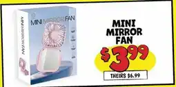Ollie's MINI MIRROR FAN offer