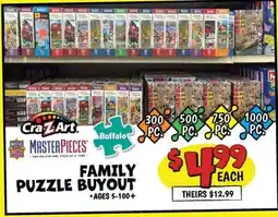 Ollie's Cra-Z-Art FAMILY PUZZLE BUYOUT offer