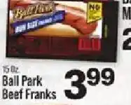 IGA Ball Park Beef Franks offer