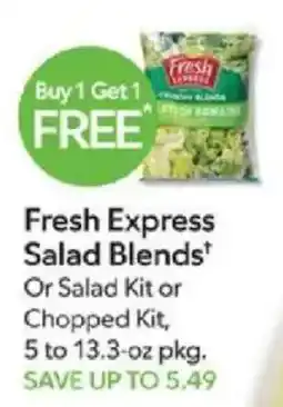 Publix Fresh Express Salad Blends Or Salad Kit or Chopped Kit offer