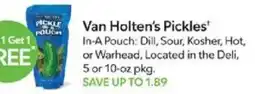 Publix Van Holten's Pickles offer