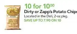 Publix Dirty or Zapp's Potato Chips offer