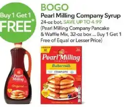 Publix Pearl Milling Company Syrup offer